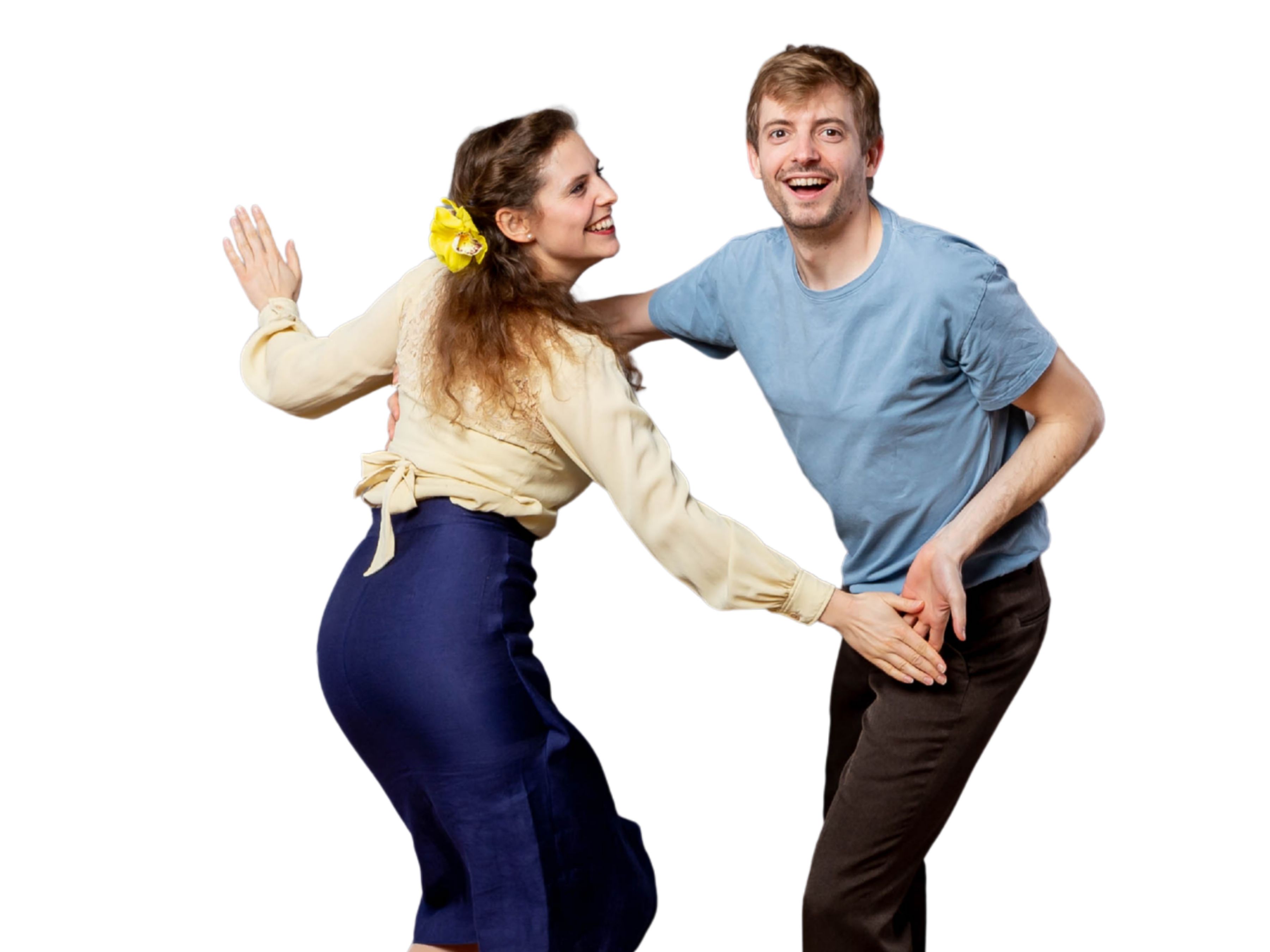  Lindy Hop Basic 1 für Einsteiger*innen Mi, 14.1. – 4.3.2026 18:30 – 19:40